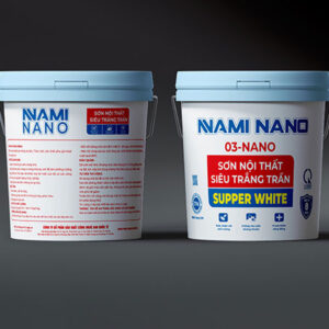 Sơn nội thất<br> siêu trắng trần <br>NAMI NANO - SUPER WHITE