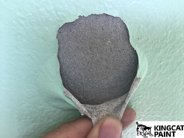 Lỗi mảng sơn bị bong tróc