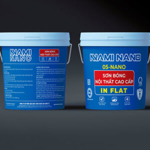 Sơn bóng<br> nội thất cao cấp<br> NAMI NANO - IN FLAT