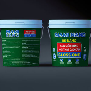 Sơn siêu bóng <br>nội thất cao cấp <br>NAMI NANO - GLOSS ONE